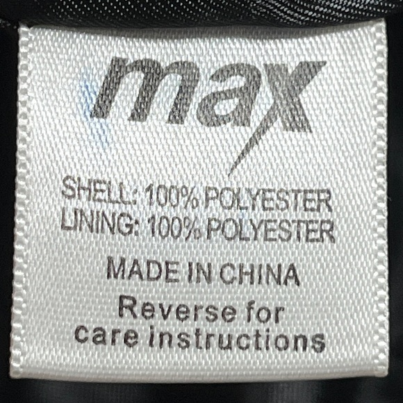 Max Black Polyester Men’s Blazer - Size M - Picture 4 of 11